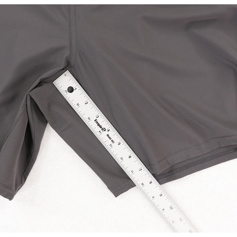 Tasc Recess 8" Shorts Mens XL Gray Lined Running Gym Quick Dry Stretch NWT - Picture 7 of 9